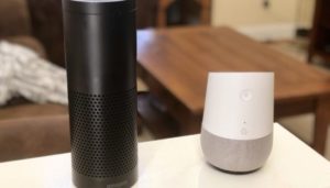 Google Home Amazon Echo