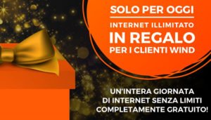 Wind regala internet gratis a tutti i suoi clienti