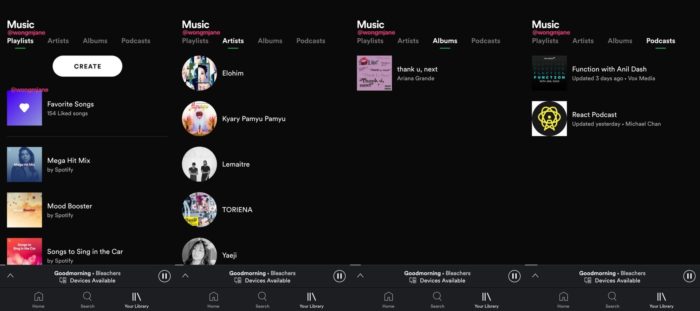 aggiornamento Spotify Android dicembre 2018