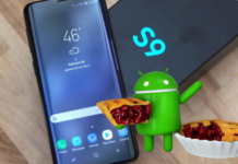 aggiornamento galaxy S9 Android pie