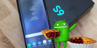 aggiornamento galaxy S9 Android pie
