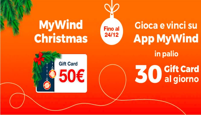 Wind regala 50 euro al giorno utilizzando l’app disponibile sul Google Play Store