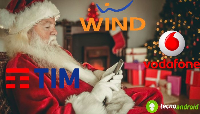 Tim Wind Vodafone offerte Natale 2018