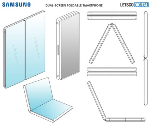 smartphone Samsung doppio schermo magnetico