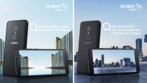 Alcatel 1C e Alcatel 1X