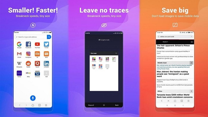 Play Store Mint Browser