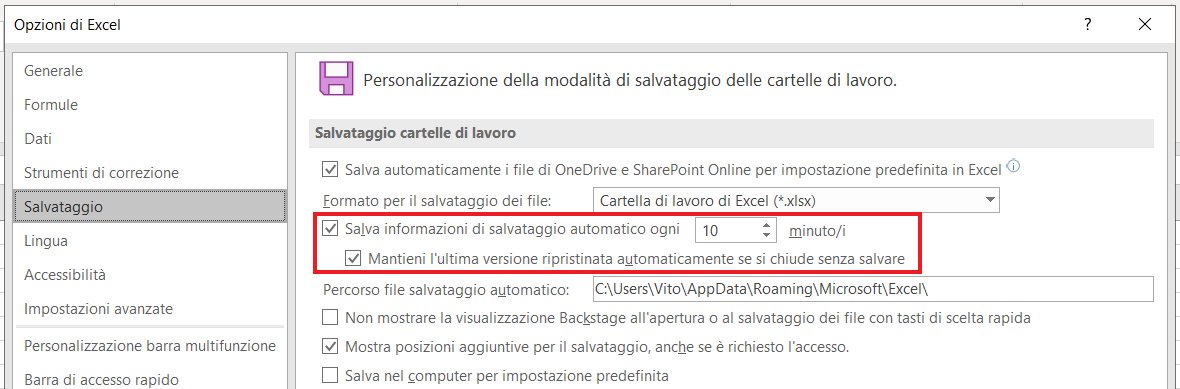 come recuperare un file excel corrotto