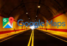 Google Maps segnale GPS galleria