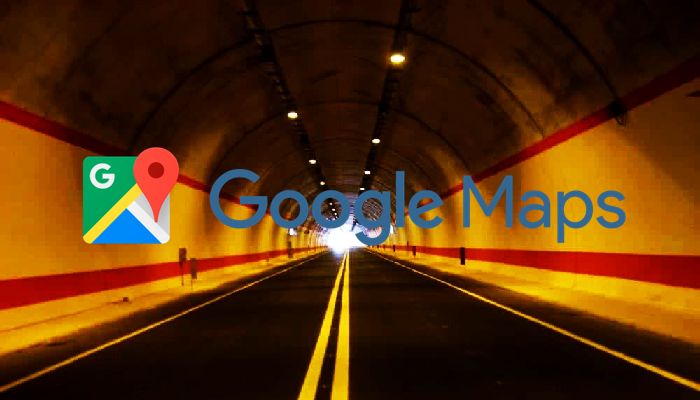 Google Maps segnale GPS galleria