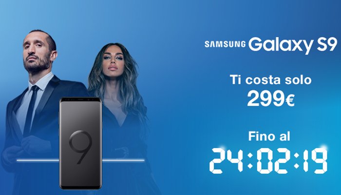 Samsung Galaxy S9 a soli 299 euro