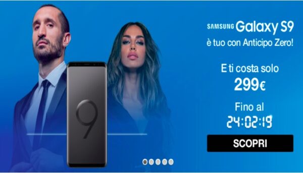 3 italia samsung s9 con all-in power