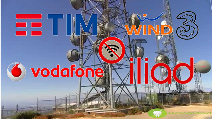 4G non funziona TIM Wind Tre Vodafone Iliad