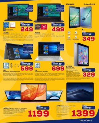Euronics offerte tablet e notebook