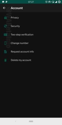WhatsApp DarkMode Impostazioni