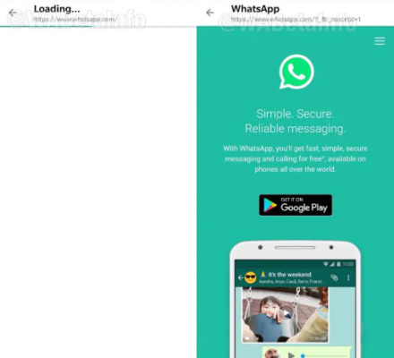 Whatsapp browser
