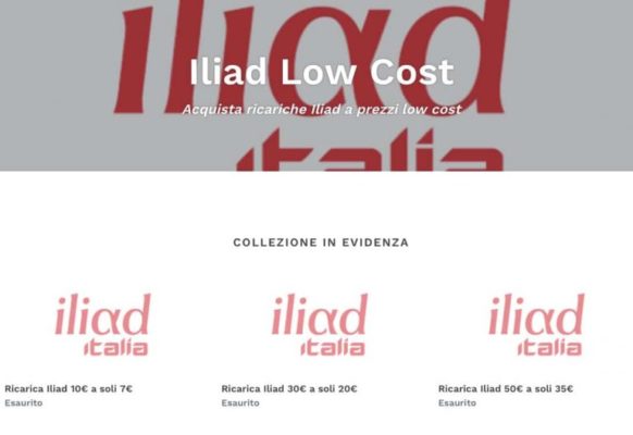 iliad low cost