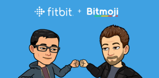 Bitmoji Fitbit Snap
