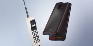 Motorola Moto Z3 e Motorola DynaTAC 8000X