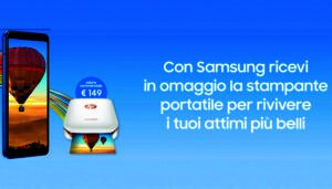 Samsung regala HP Sprocket per chi acquista questi Galaxy