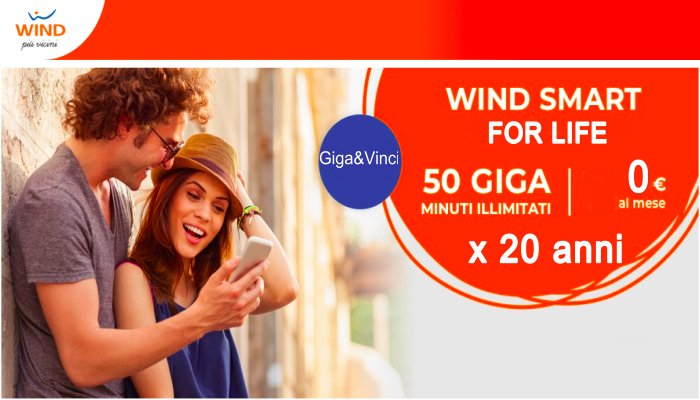 wind smart for life con concorso Giga&Vinci