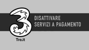 3 italia blocco servizi a valore aggiunto