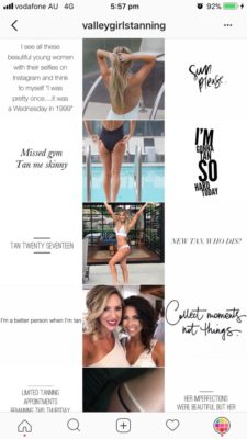 instagram layout