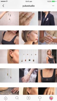 instagram layout
