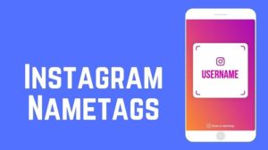 Instagram NameTag