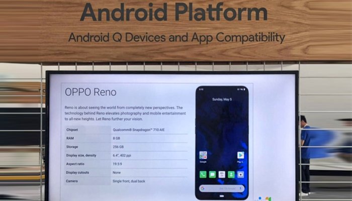 Android Q Beta al servizio di OPPO RENO