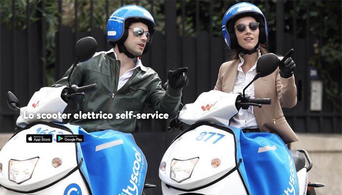 Cityscoot ed il suo scooter sharing elettrico arriva a Roma