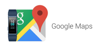 Google Maps per smartband Huawei Honor