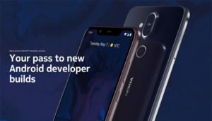 Nokia 8.1 con Android Q Beta