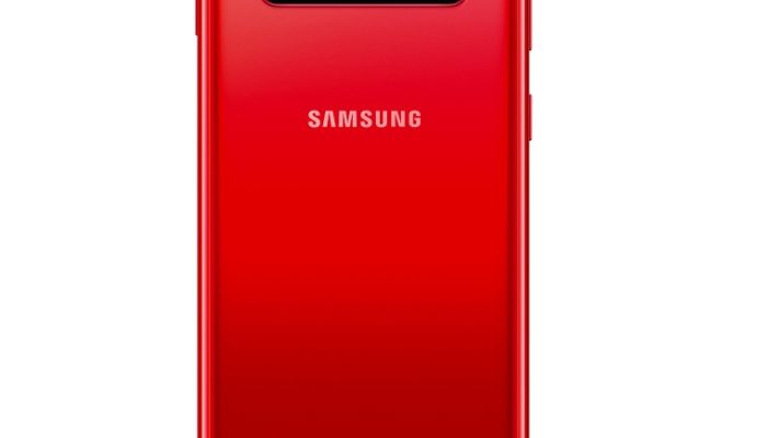 samsung galaxy s10 rosso
