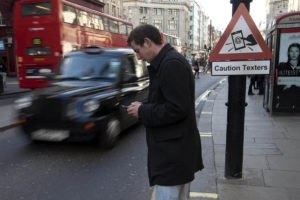 smartphone walking