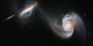 scontro fra galassie fusione di galassie