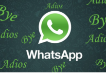 Whatsapp addio