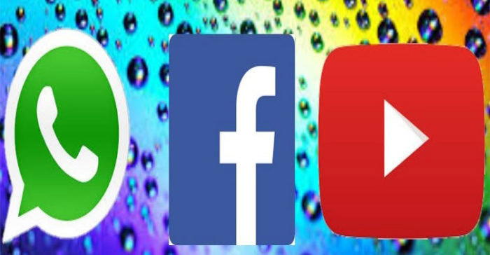 facebook youtube whatsapp