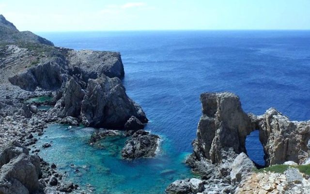 veduta di Anticitera in Grecia