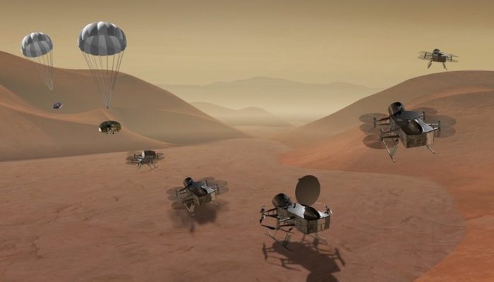 operazione dragonfly titano nasa