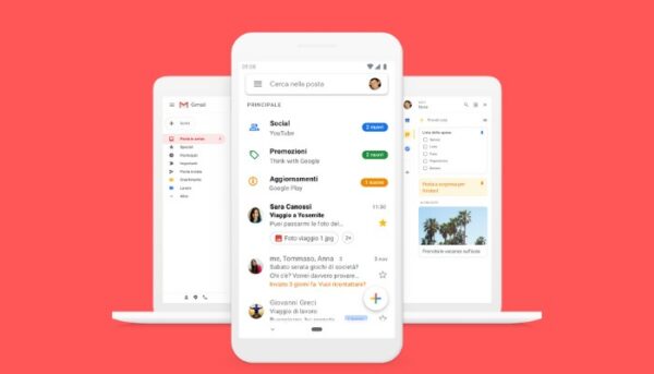 gmail aggiornamento