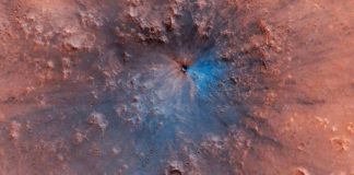 marte scoperto nuovo cratere