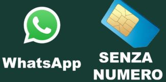 telegram o whatsapp senza numero