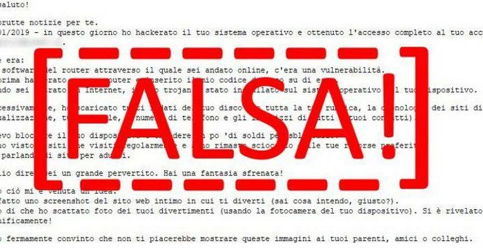 Spam, nuove mail truffa chiedono riscatto ai danni degli italiani