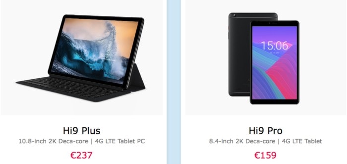 CHUWI Hi9 Plus e Pro su Amazon Prime Day