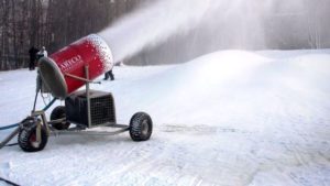 neve artificiale contro scioglimento ghiacci