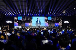 Mr. George Zhao di Honor durante il suo discorso al GMIC 2019