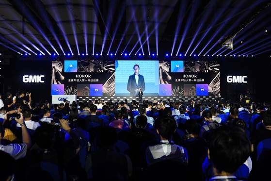 Mr. George Zhao di Honor durante il suo discorso al GMIC 2019