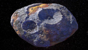 psyche 16 asteroide d'oro