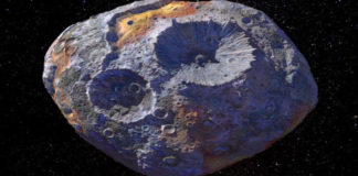 psyche 16 asteroide d'oro