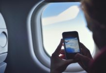spegnere smartphone aerei